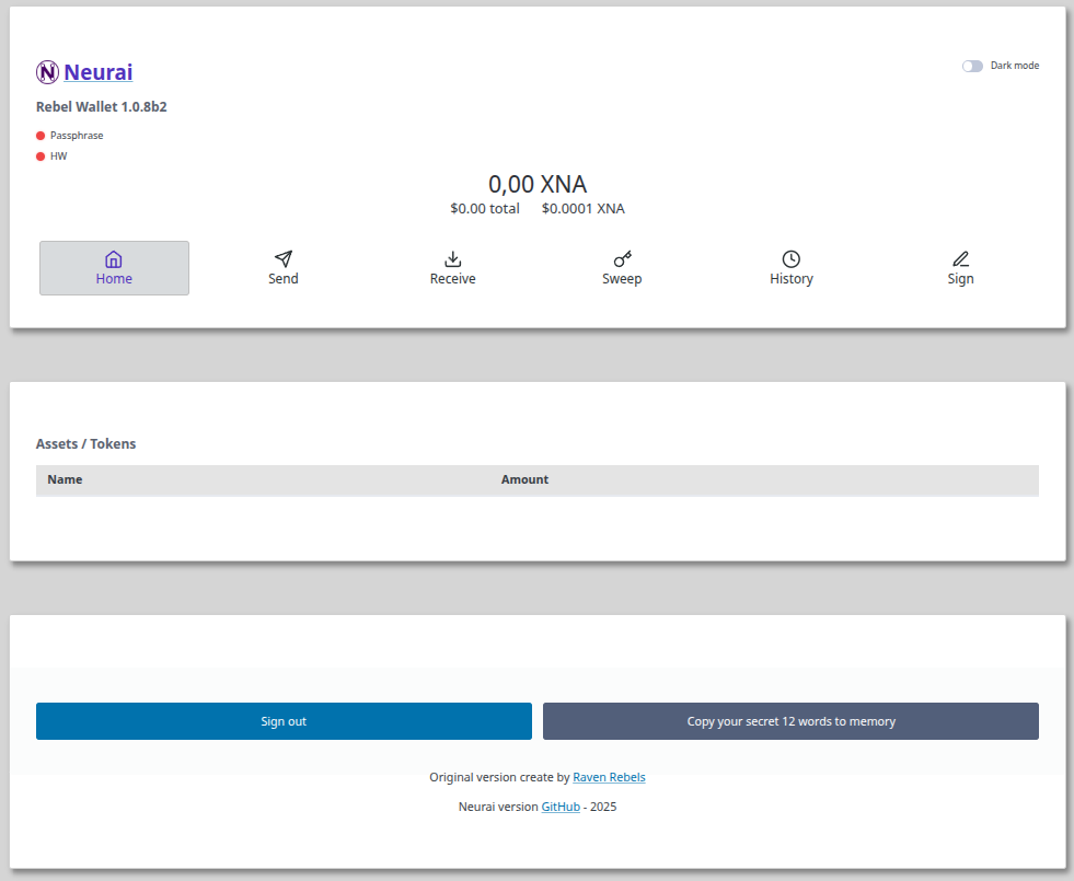 Enter wallet with seed phrase